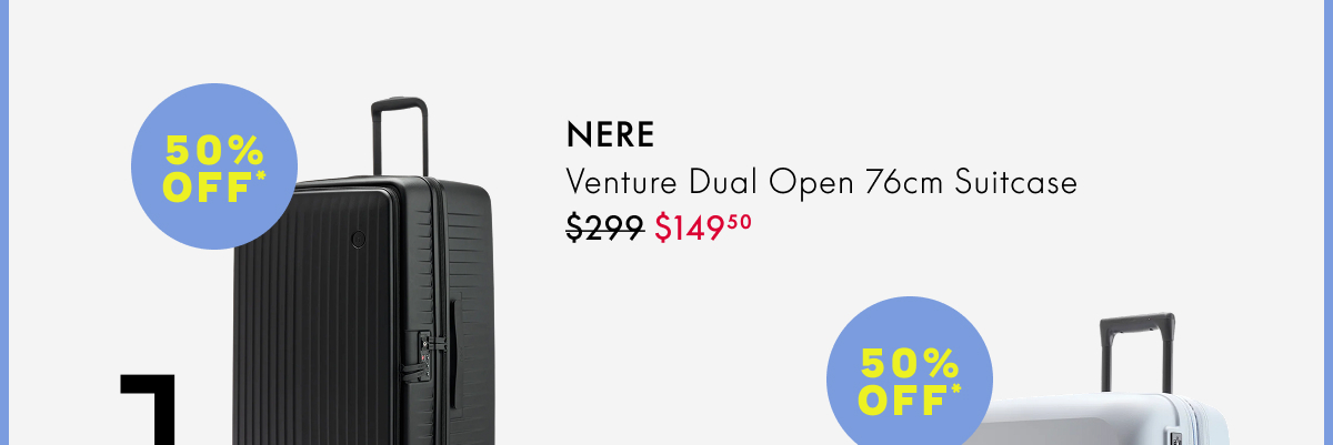 NERE Venture Dual Open 76cm Suitcase