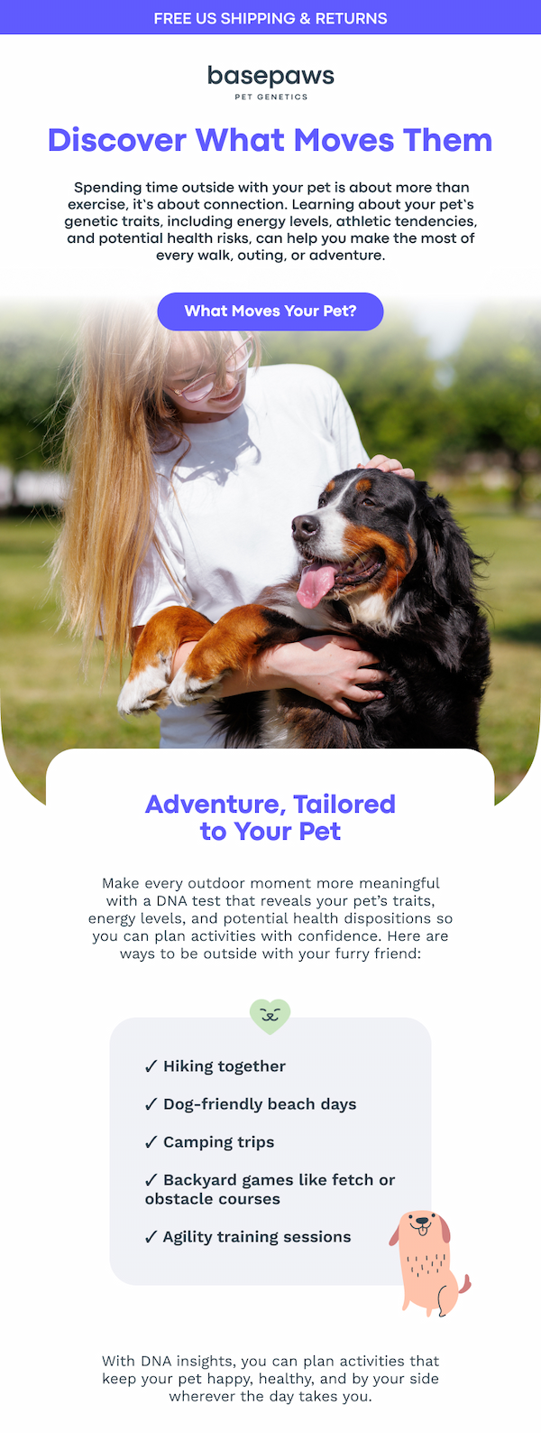 Discover What Moves Them - Adventure, Tailored to Your Pet