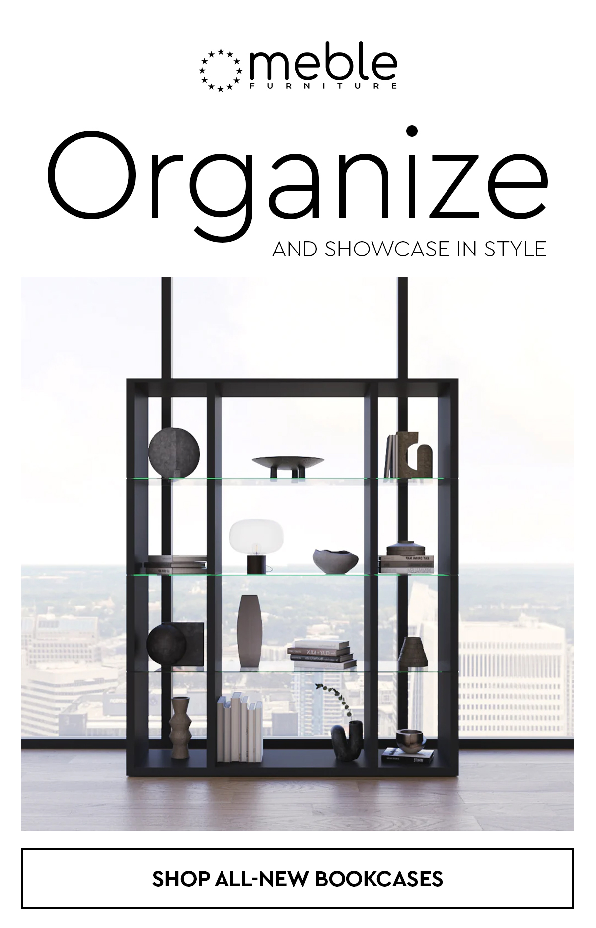 SHOP ALL-NEW BOOKCASES
