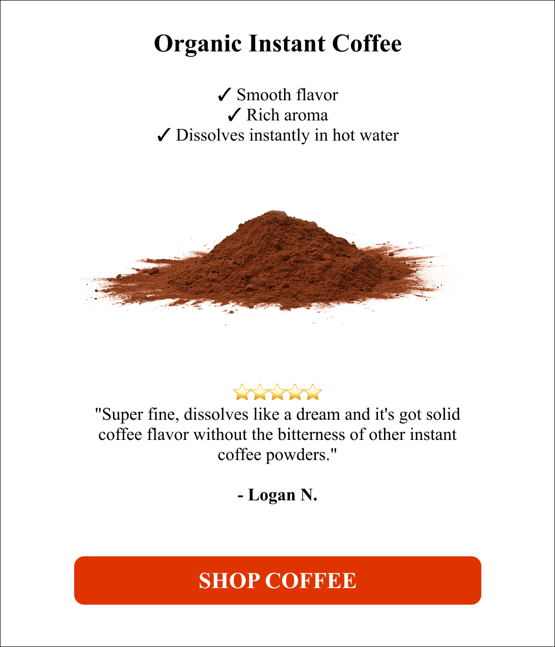 Organic Instant Coffee
