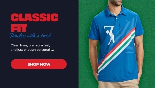 Men's Retro Swing Golf Polo - shop now