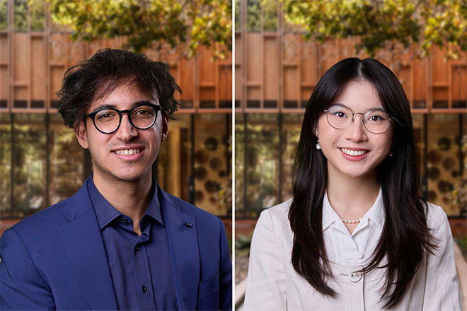 Naseebullah Andar and Brianna Leung.