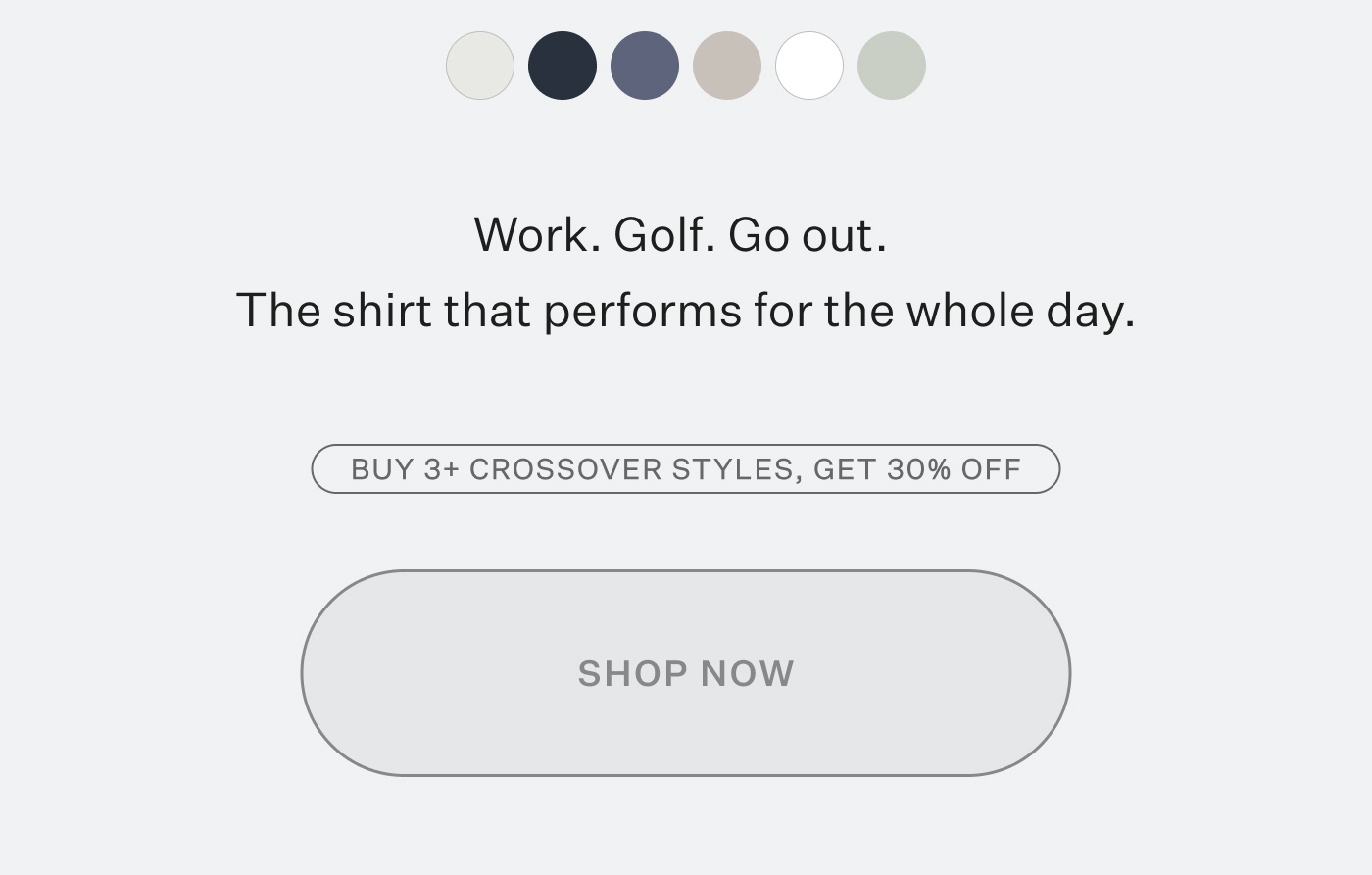 Crossover Button Up