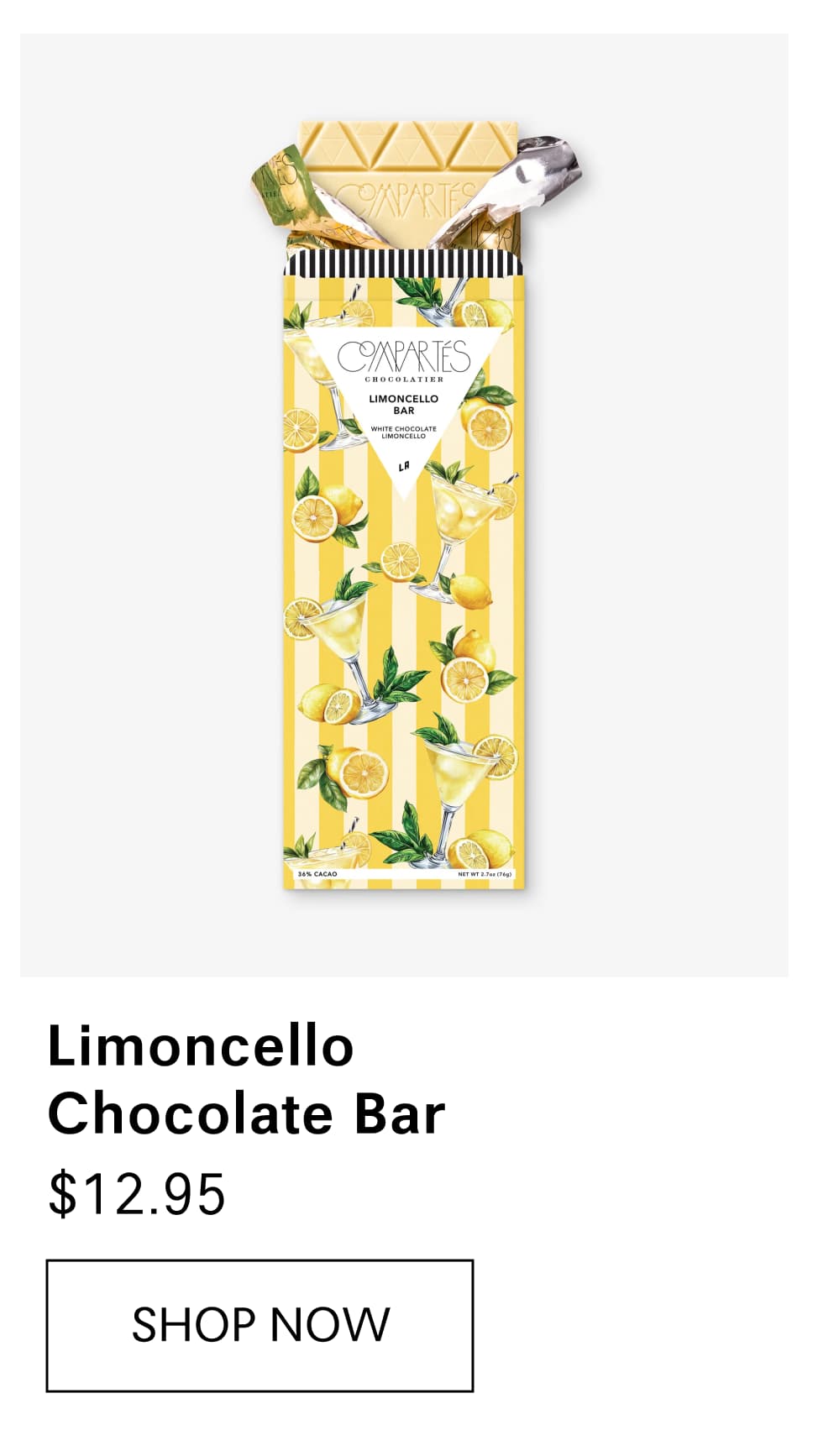 Limoncello Chocolate Bar