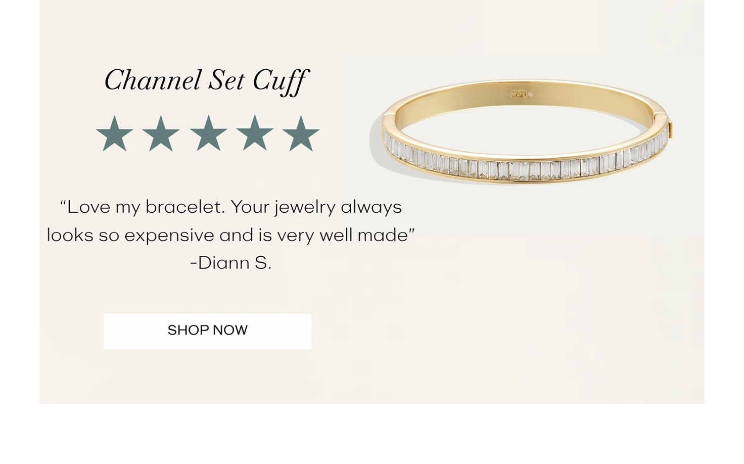 Channel Set Cuff