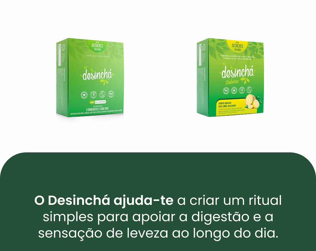O desinchá ajuda-te a criar um ritual simples