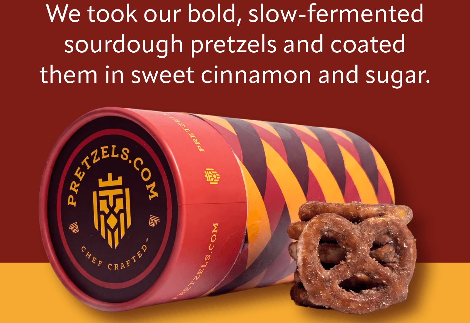 Sweet cinnamon and sugar