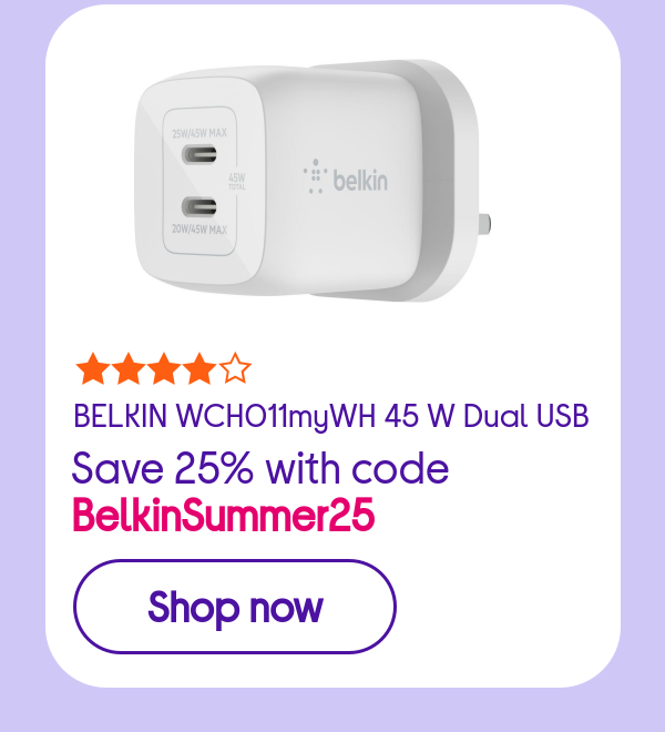 Save 25% of Belkin Charger