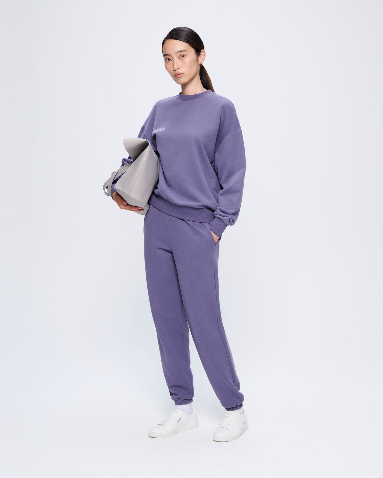 Image of Womens 365 Midweight Track Pants—Slate Blue