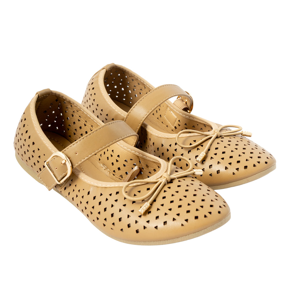 Zapatos Flats Calados con Mono