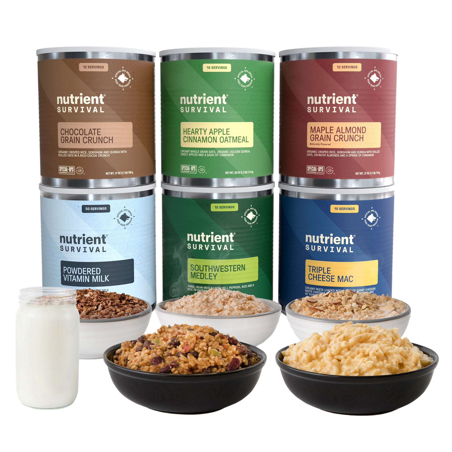 Nutrient Survival Emergency Food Assortment