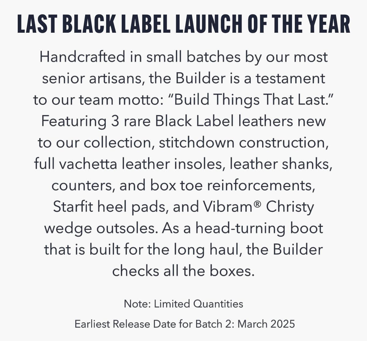 Last Black Label Launch Of The Year