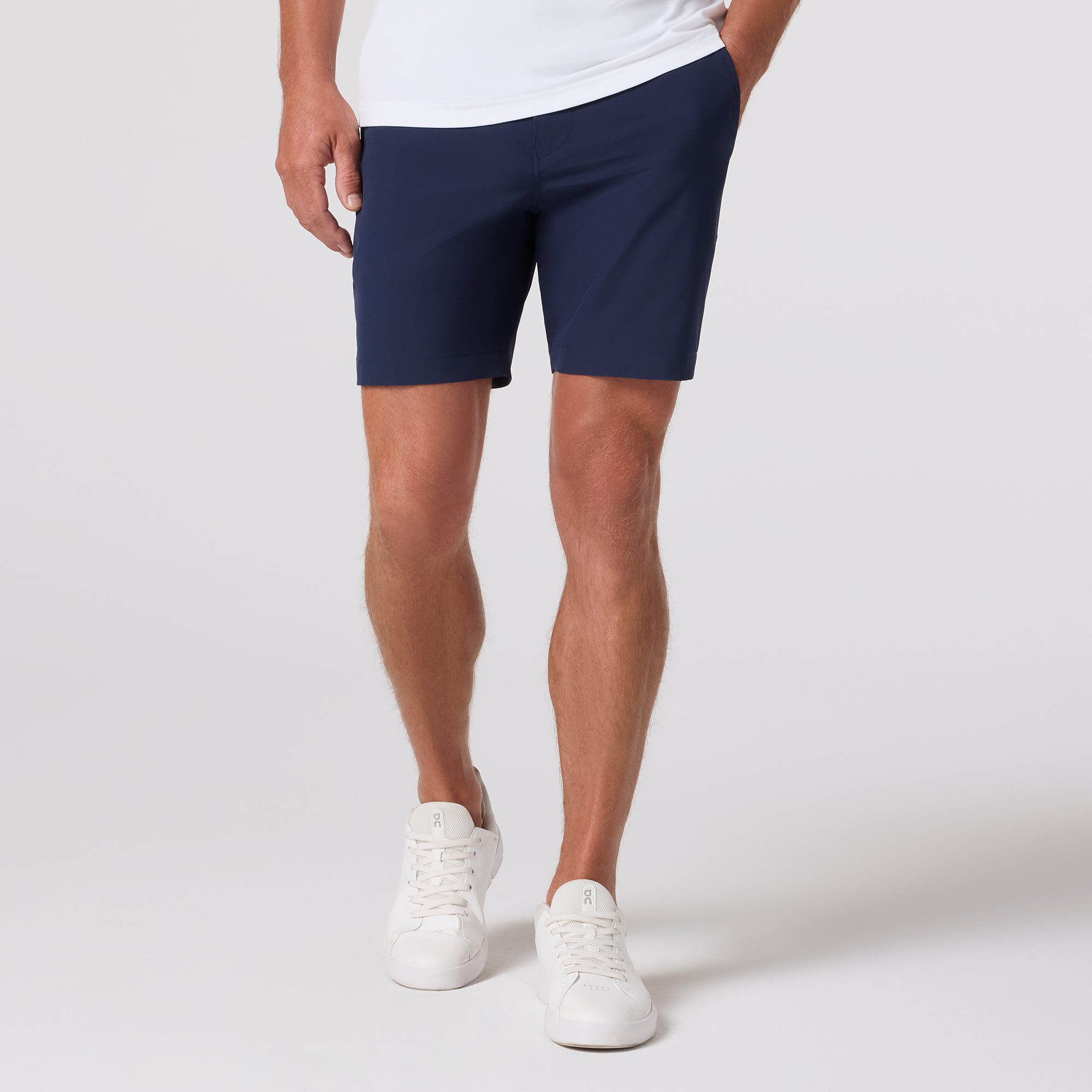 Image of Navy Solid Helmsman Short
