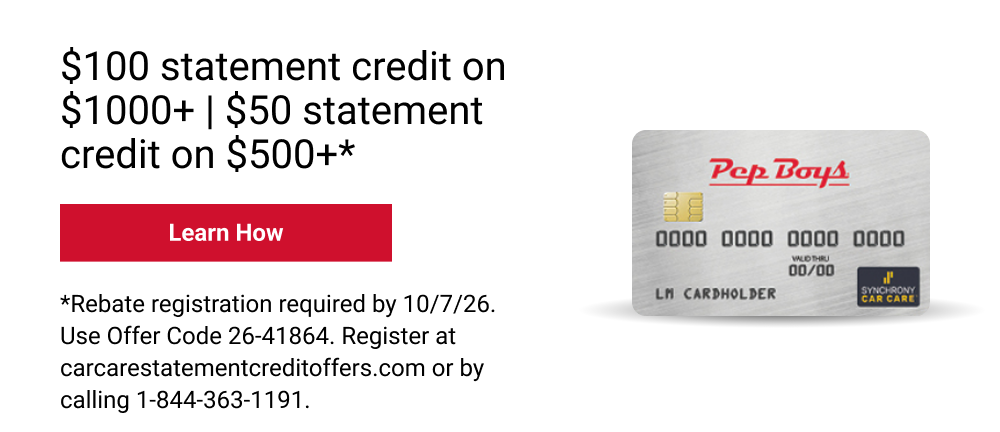 $100 STATEMENT CREDIT ON $1000 | $50 STATEMENT CREDIT ON $500+*