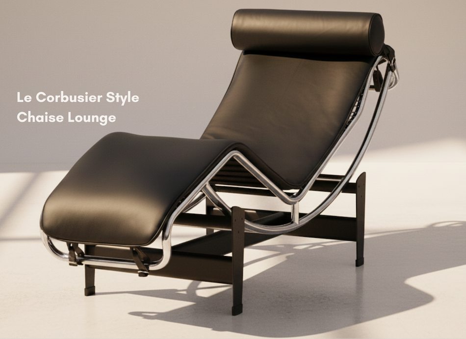 Le Corbusier Style Chaise Lounge