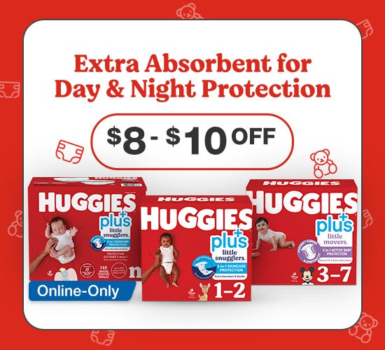 Huggies Plus Diapers $10 OFF