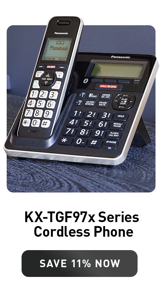 KX-TGF97x Series Cordless Phone - Save 11% Now