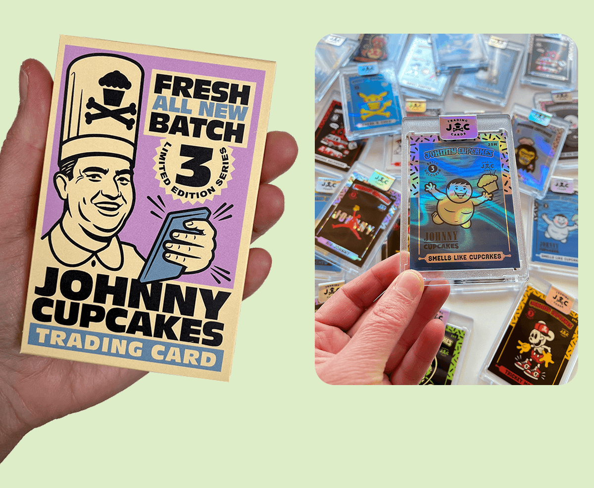 Johnny Trading Cards. 