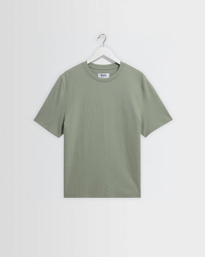 Dean - Sage Textured Organic Cotton T-Shirt