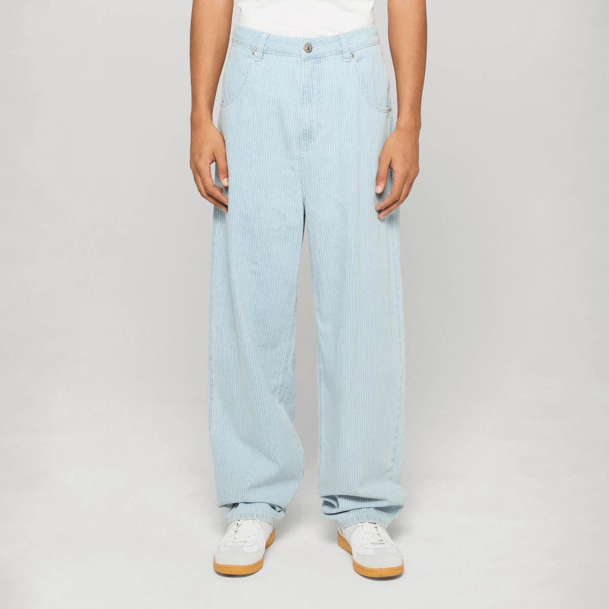 90's Pinstriped Jeans