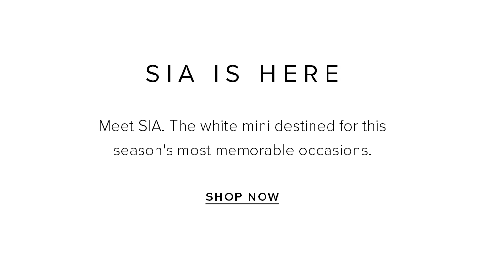 SIA is Here