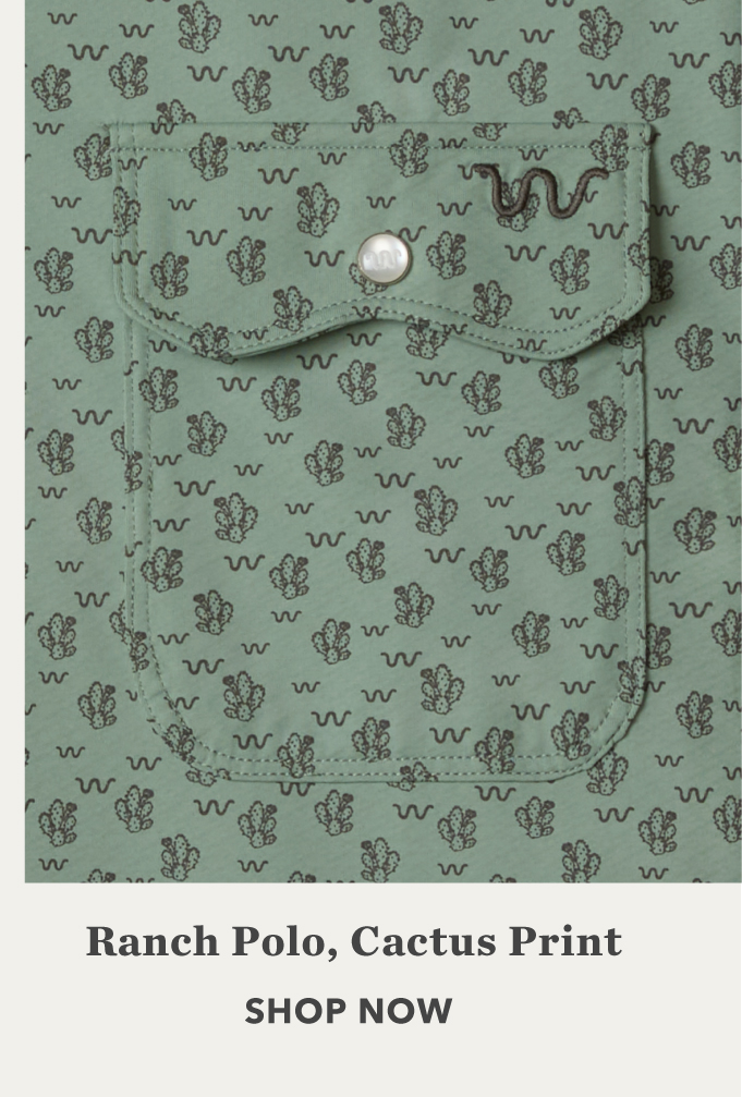Men's Blue Norther™ Ranch Polo, Cactus