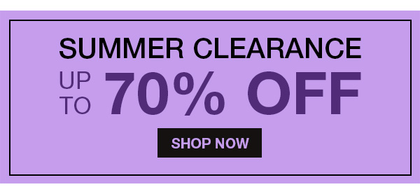 Summer Clearance