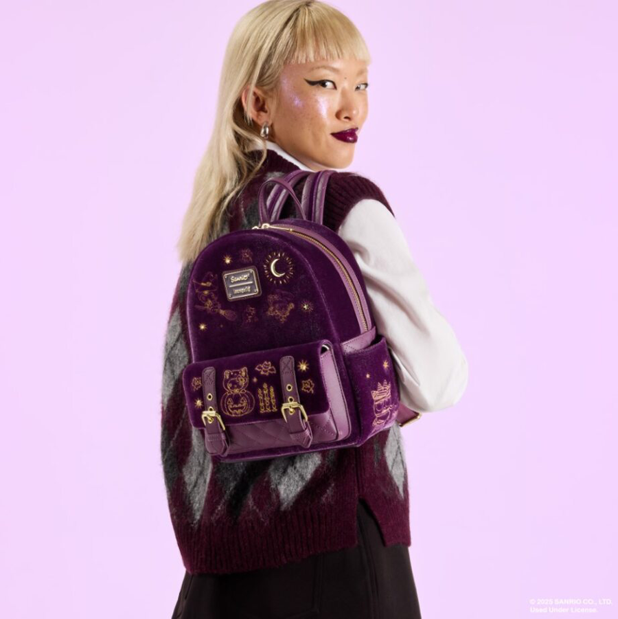 Sanrio Hello Kitty & Friends Exclusive Halloween Costume Velvet Mini Backpack