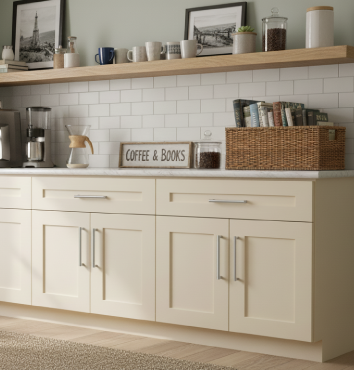 Summit Cream Cabinet