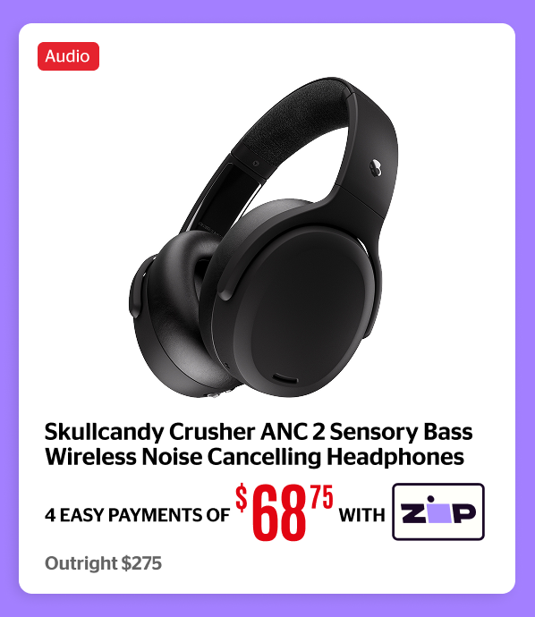 Skullcandy Crusher ANC 2 Sensory Bass Wireless Noise Cancelling Headphones