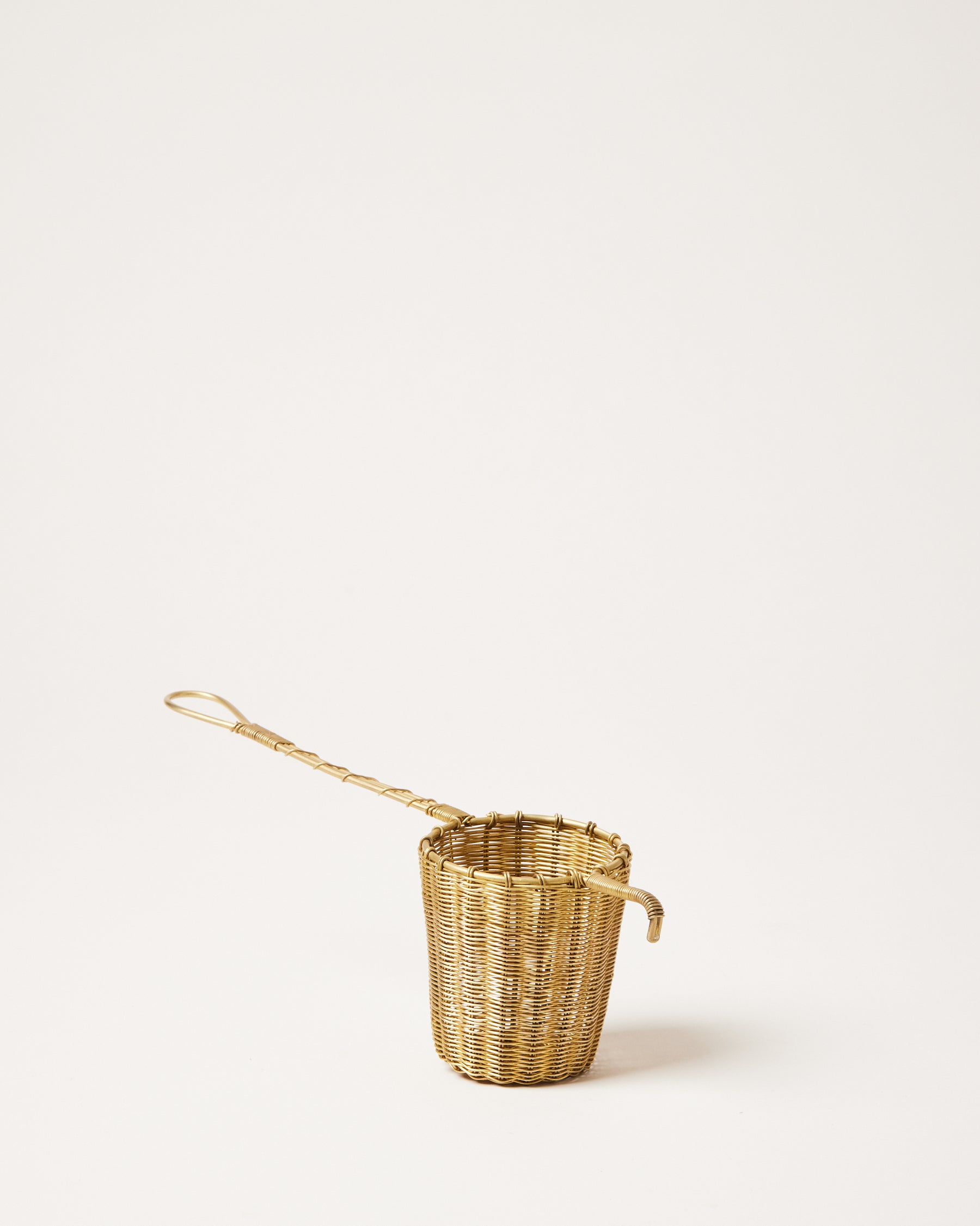 Image of Woven Brass Tea Strainer