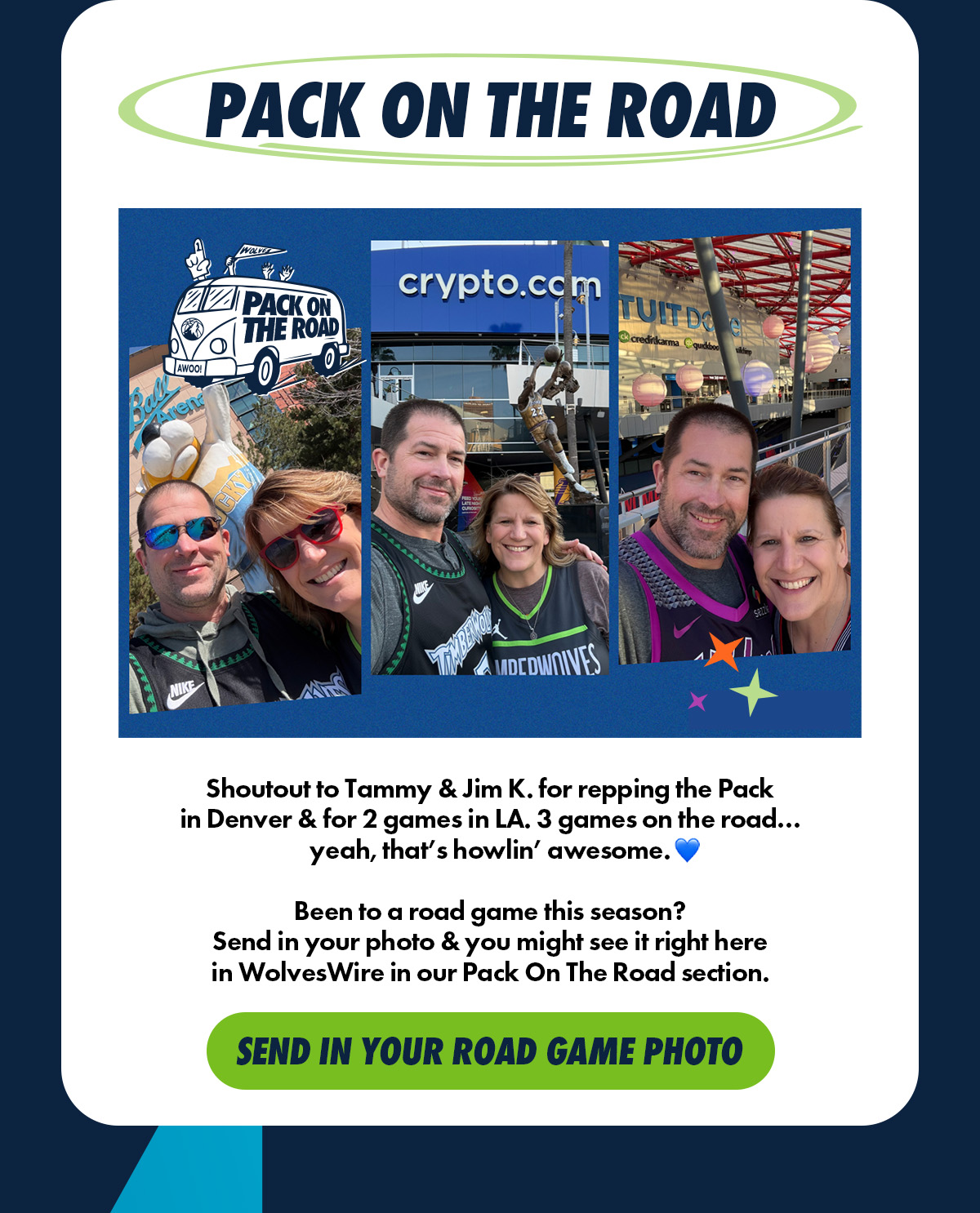 PACK ON THE RAOD | SEND IN YOUR PHOTOS