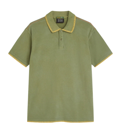 Pique Worked-Out Relaxed-Fit Polo