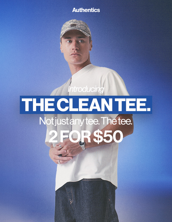 SHOP THE NEW CLEAN TEE - OUR NEW PREMIUM EVERYDAY TEE