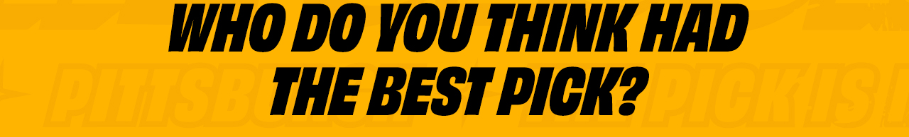 Who do you think had the best picks?