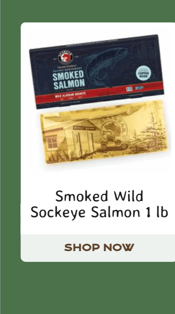 Smoked Wild Sockeye Salmon 1 lb