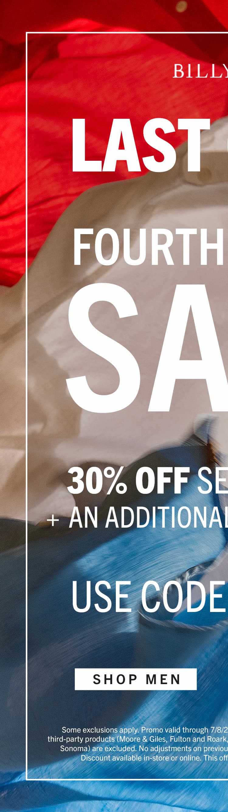SHOP MEN'S SALE