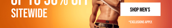 Up to 50% off Shop Men's
