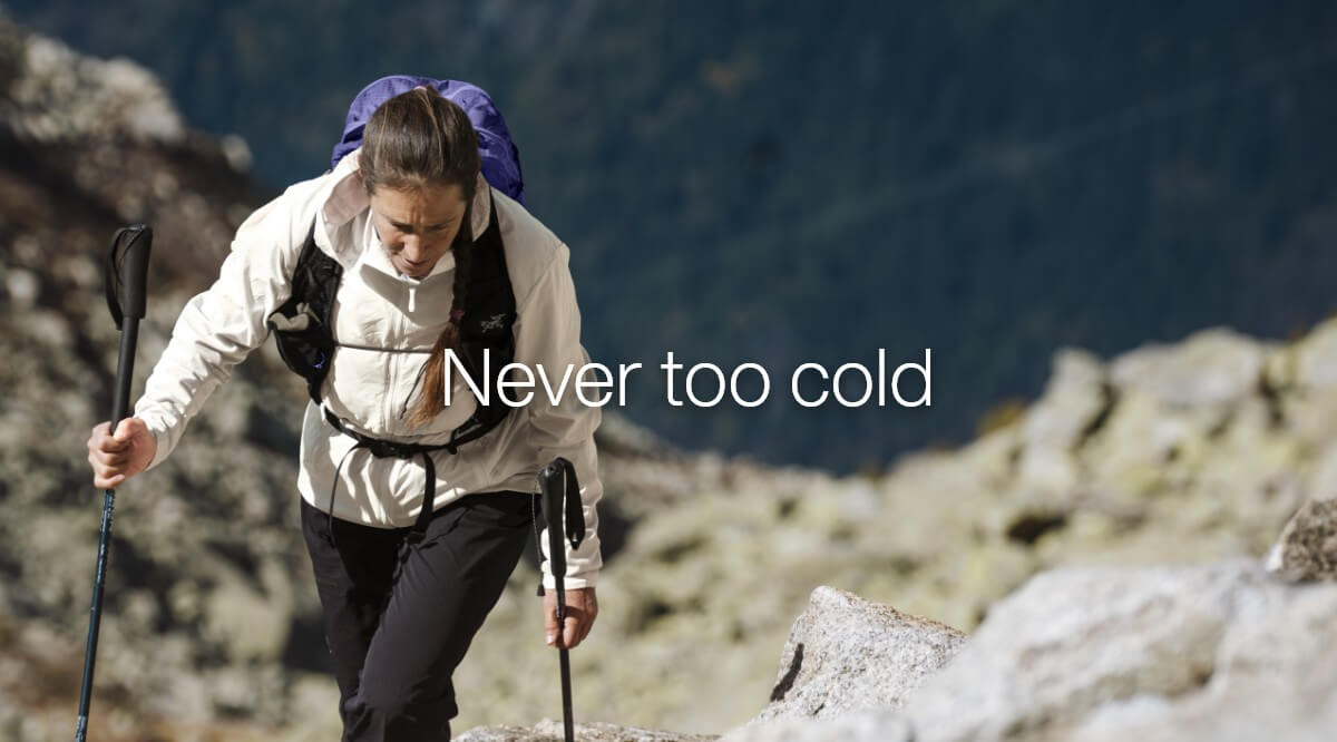 Never too cold