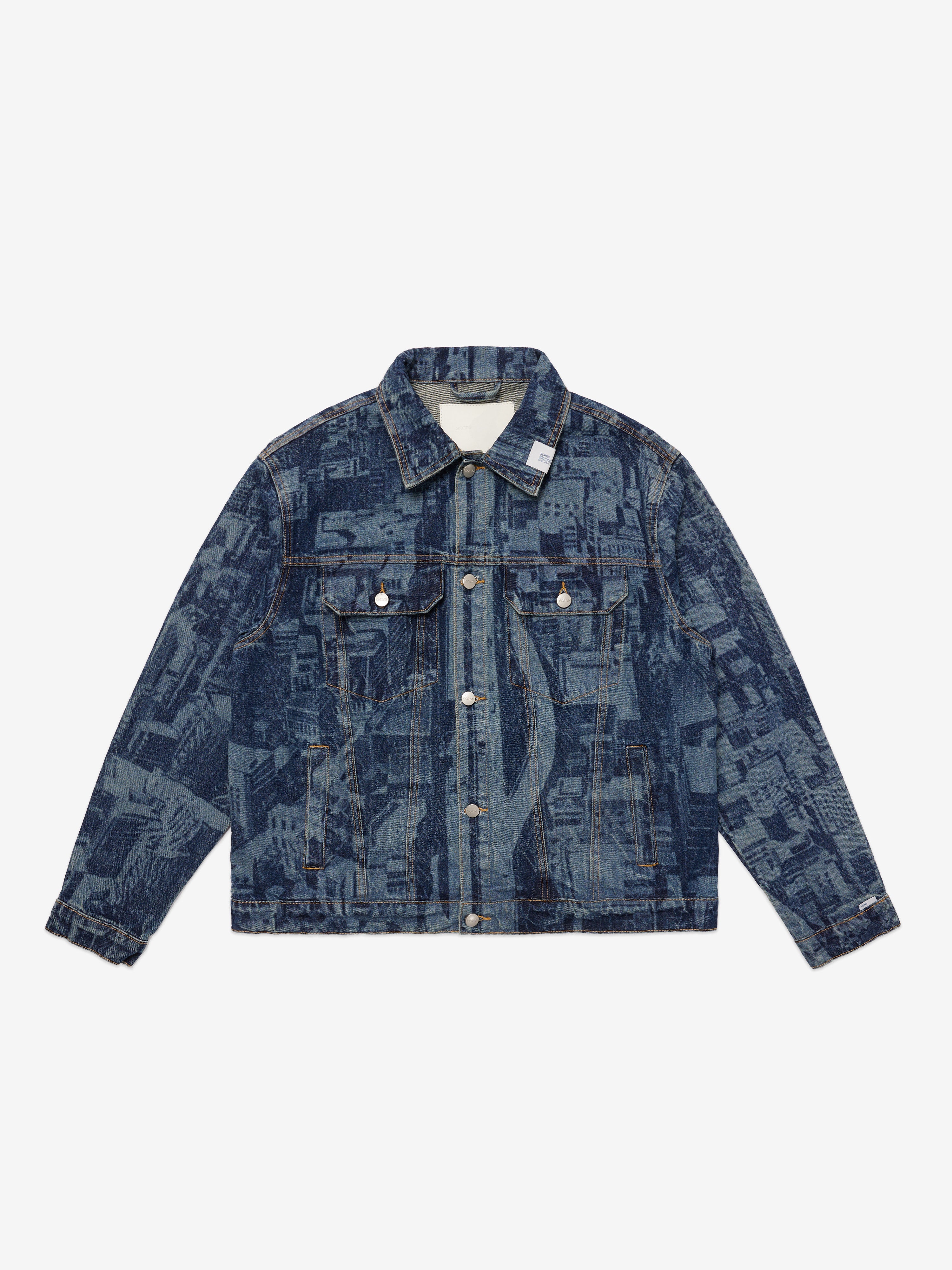 Image of 1988 Laser Etched Type-3 Denim Jacket - Indigo