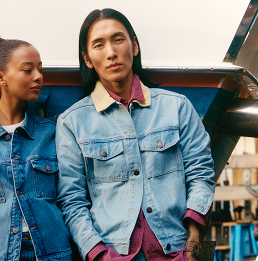 Corduroy Collared Denim Jacket