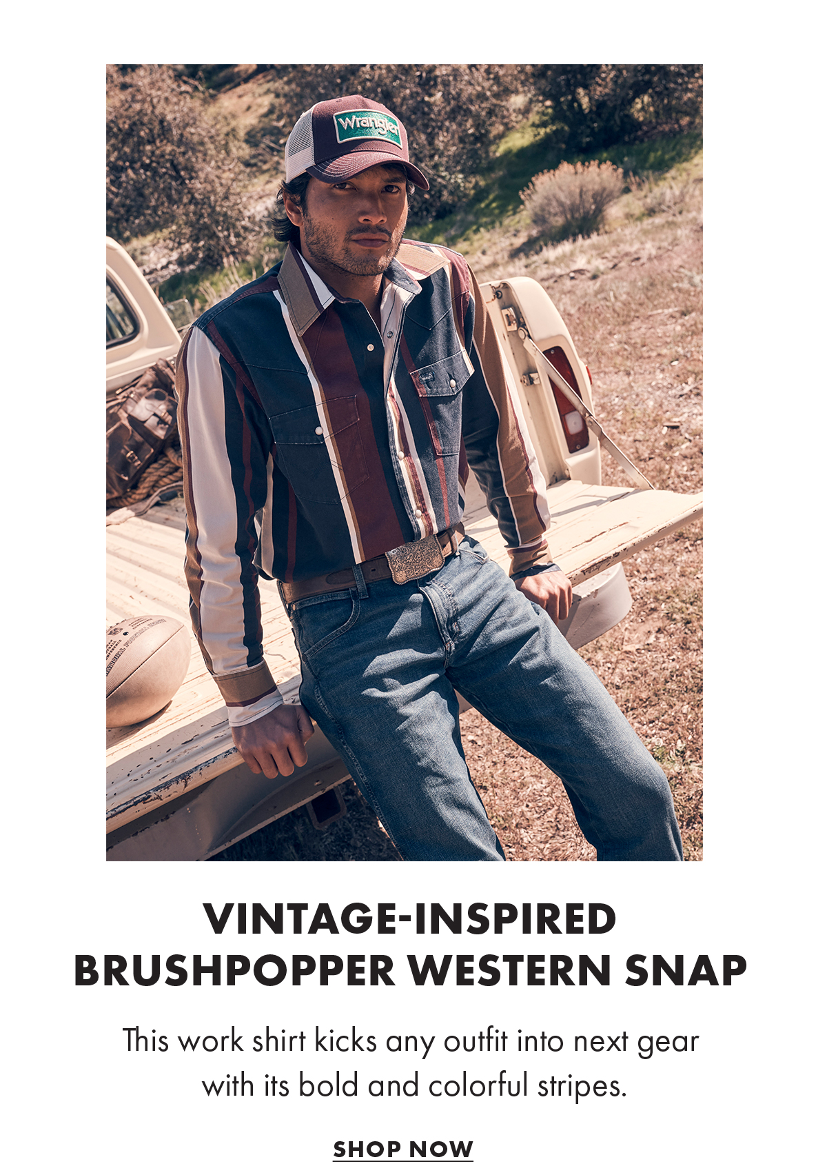 Vintage-Inspired BrushPopper Western Snap - Shop Now