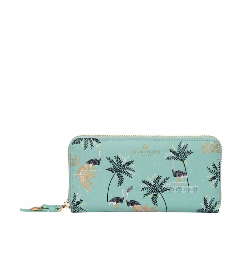 Sara Miller Large Zip-Around Purse
