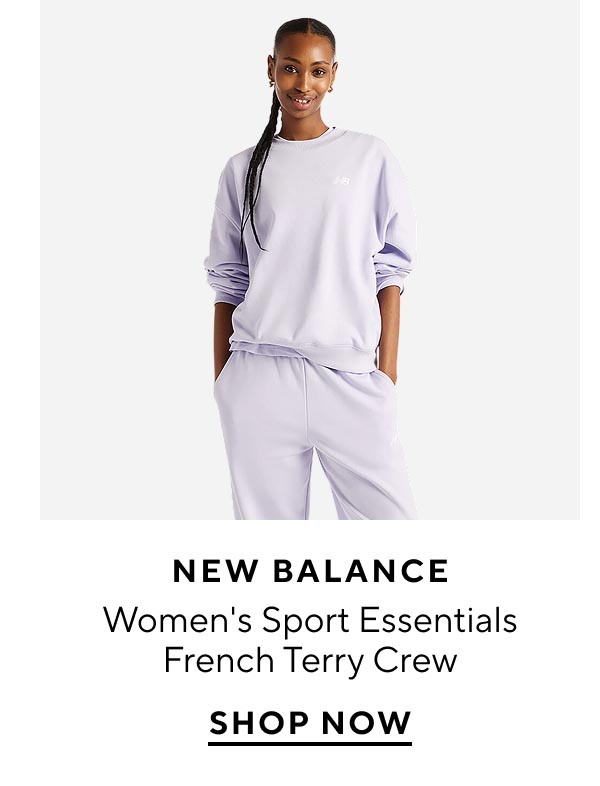 New Balance Women's Sport Essentials French Terry Crew