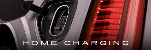 Charging port and headline “HOME CHARGING”