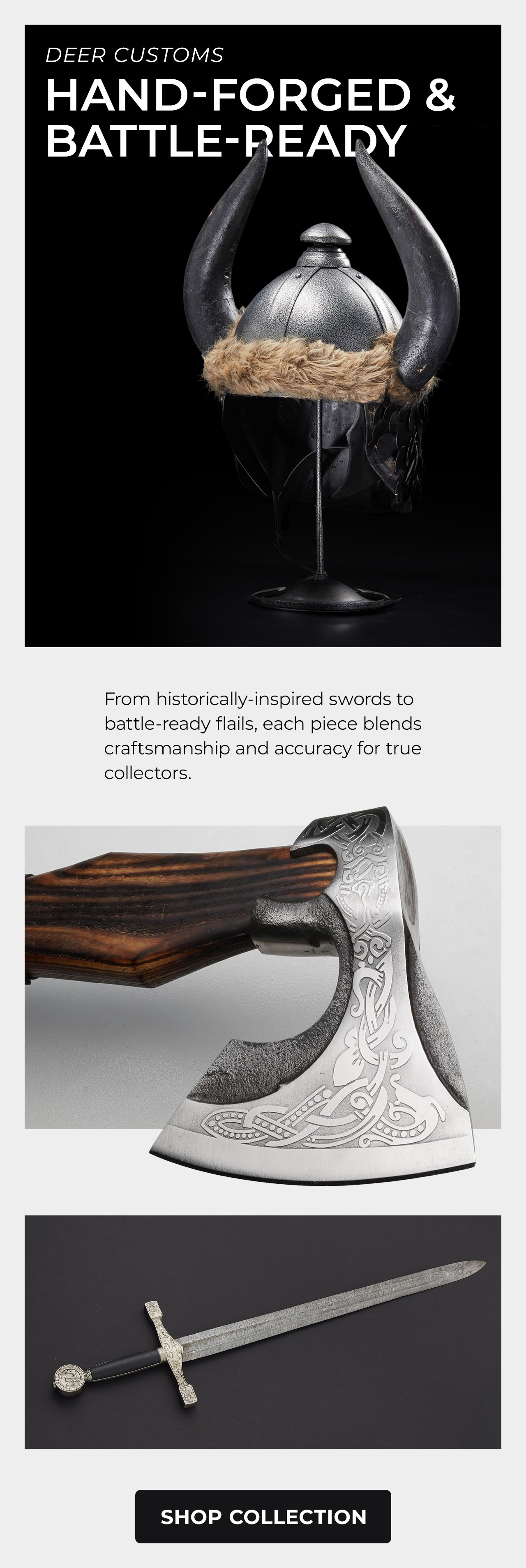 Hand-Forged & Battle-Ready