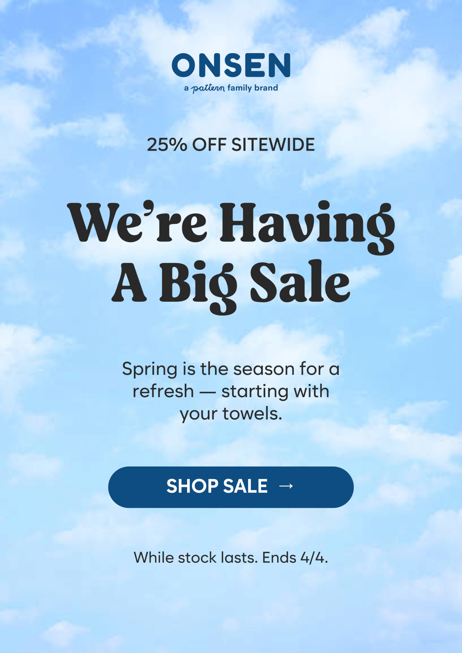 Shop spring sale