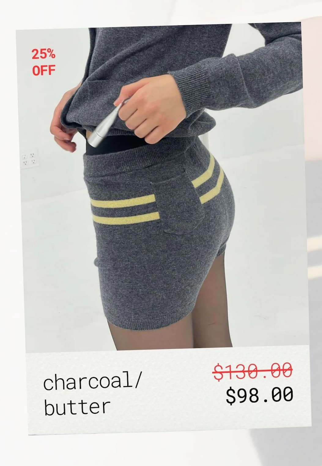 charcoal / butter
