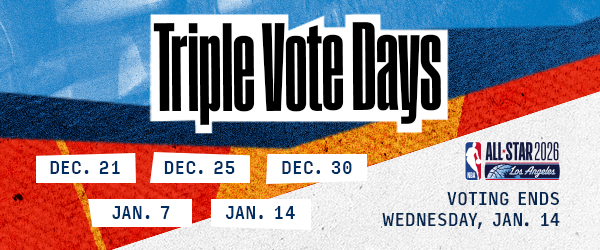 All-Star Voting Triple Vote Days - Voting Ends Jan. 20