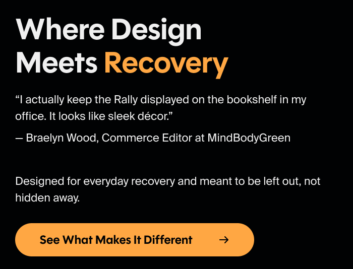 where design meets recovery
